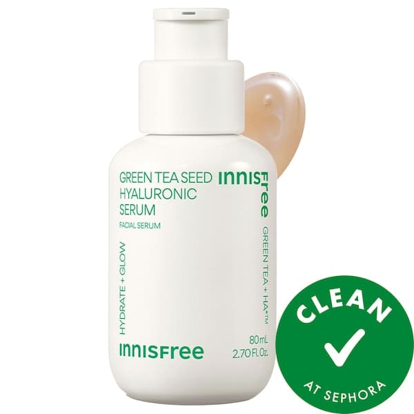 innisfree — Green Tea Hyaluronic Acid + Niacinamide Refillable Serum for Skin Barrier Support